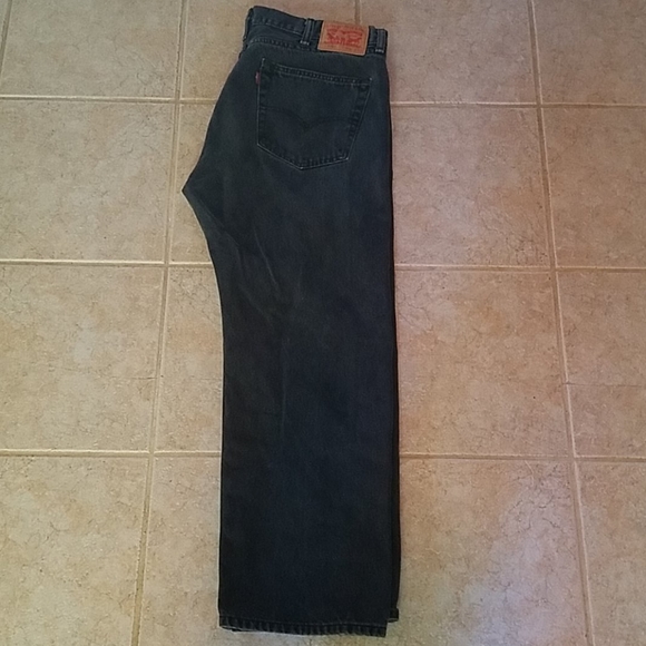 40 x 30 Levi's Jean's 505 Straight Blue Denim - Picture 3 of 8